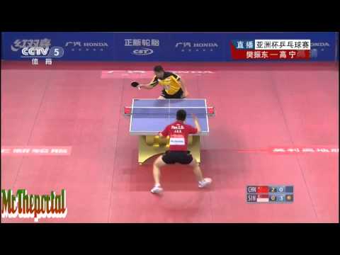 Table Tennis Asian Cup 2014 - Fan Zhendong Vs Gao Ning -