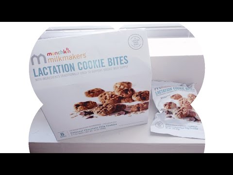 Munchkin Milkmakers LACTATION COOKIE BITES REVIEW🍪|Increasing Breast Milk Supply!
