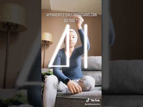 Apparently only musicians can do this (tiktok)