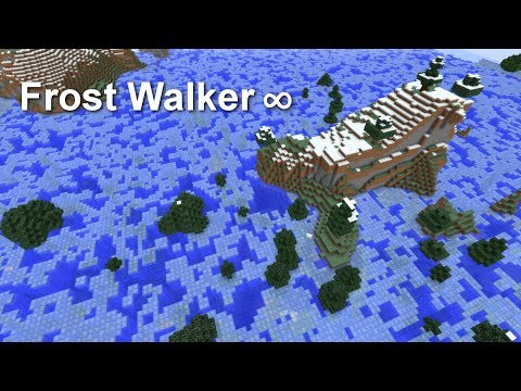 What Frost Walker ∞ Infinity Looks Like in Minecraft