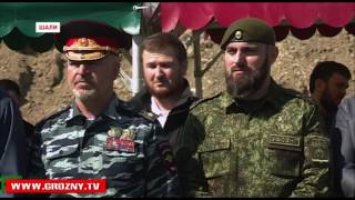 Рамзан  Кадыров заложил капсулу под строительство крупного спорткомплекса в Шали