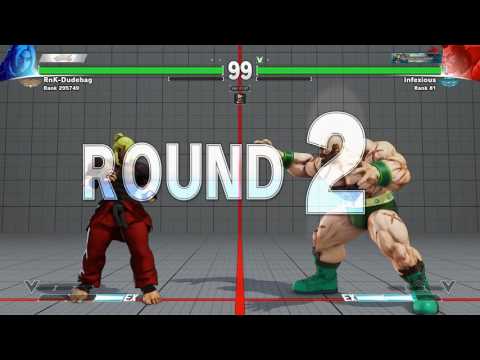 SFV~ Zangief (Infexious) v Ken (RnK-DudeBag) HD