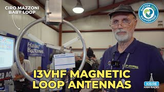 Ciro Mazzoni I3VHF Magnetic Loop Antennas! Hamvention 2024