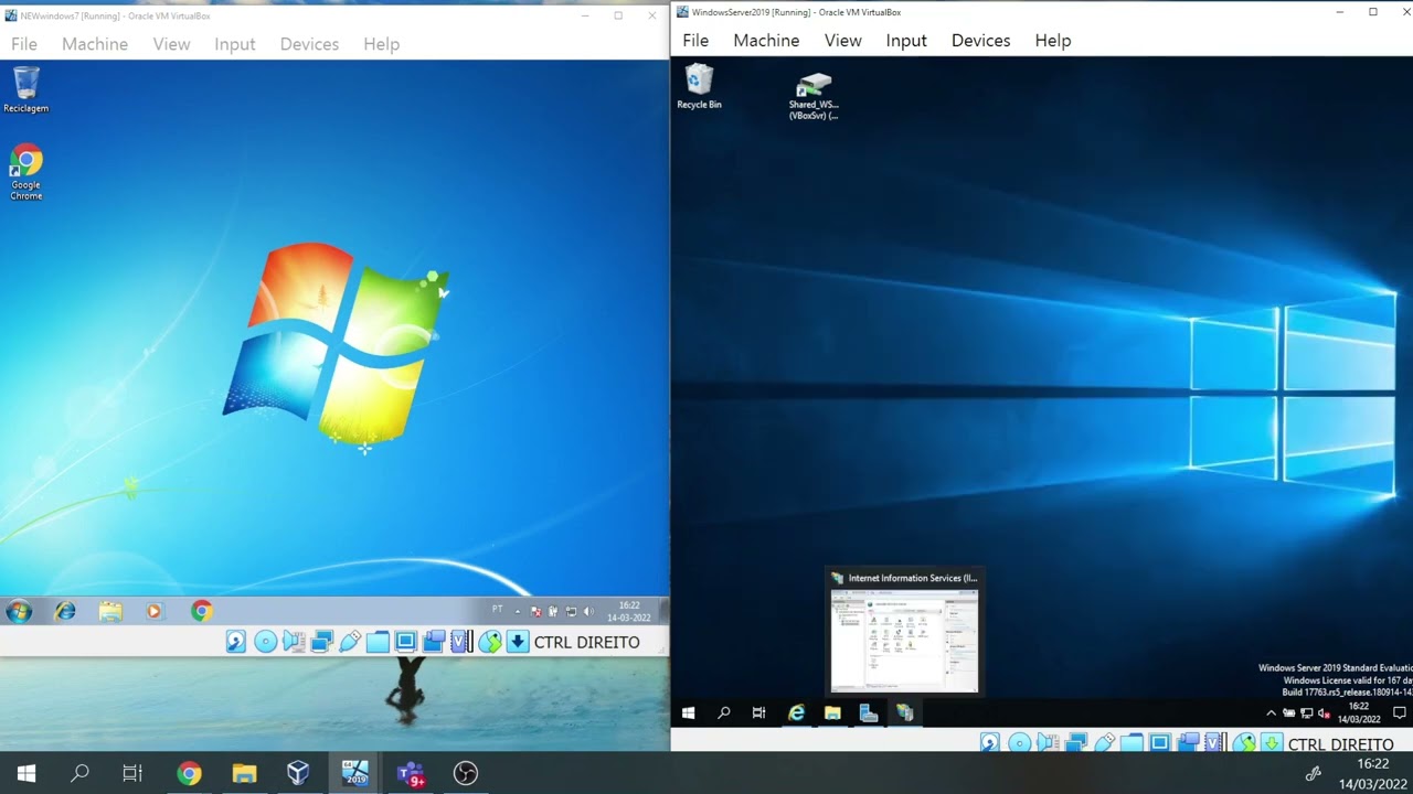 Web Server IIS; Configurar um site no IIS e configurar o DNS