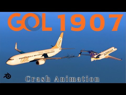 GOL Flight 1907 | Crash Animation |
