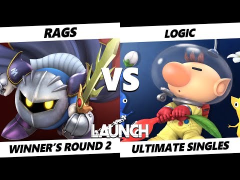Launch Smash Ultimate -  Rags (Meta Knight, DK) VS VGBC | Logic (Olimar) SSBU Winner's Round 2