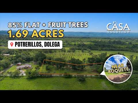 Potrerillos Estate Lot in Chiriquí, Panama | 1.69 Acres + Fruit Trees