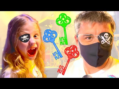 Nastya and Papa solve the mysterious challenge of five keys