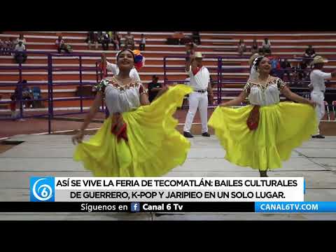 Video: Así se vive la Feria de Tecomatlán con bailes culturales de Guerrero, K-Pop y jaripeo en un solo lugar