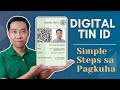 how to apply for digital tin id using orus paano kumuha ng digital tin id