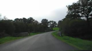 preview picture of video 'Driving Between Saint Lubin & Rostrenen, Côtes D'Armor, Brittany, France 29th October 2010'