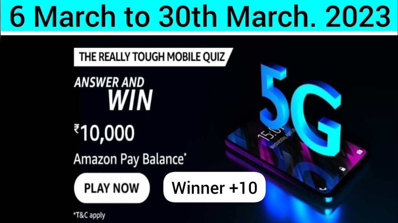 The Really Tough Mobile Quiz Answer Today 6 March 2023