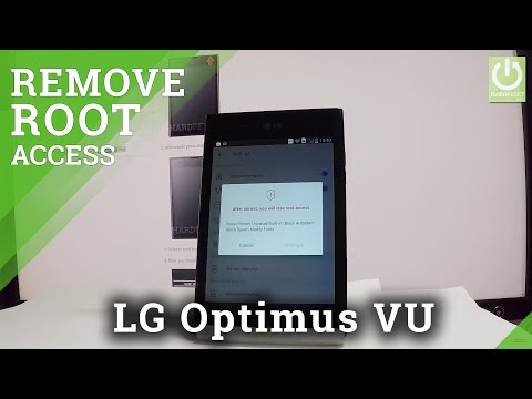 How to Unroot LG Optimus Vu - Unroot Andorid King Root