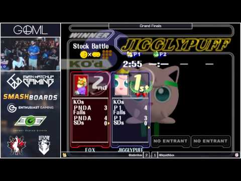 GOML 2015 - Liquid`Hungrybox (Jigglypuff) vs Hax$ (Fox) - SSBM Singles Grand Finals