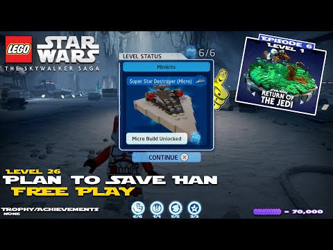 Lego Star Wars The Skywalker Saga: Lvl 26 Plan to Save Han FREE PLAY - HTG