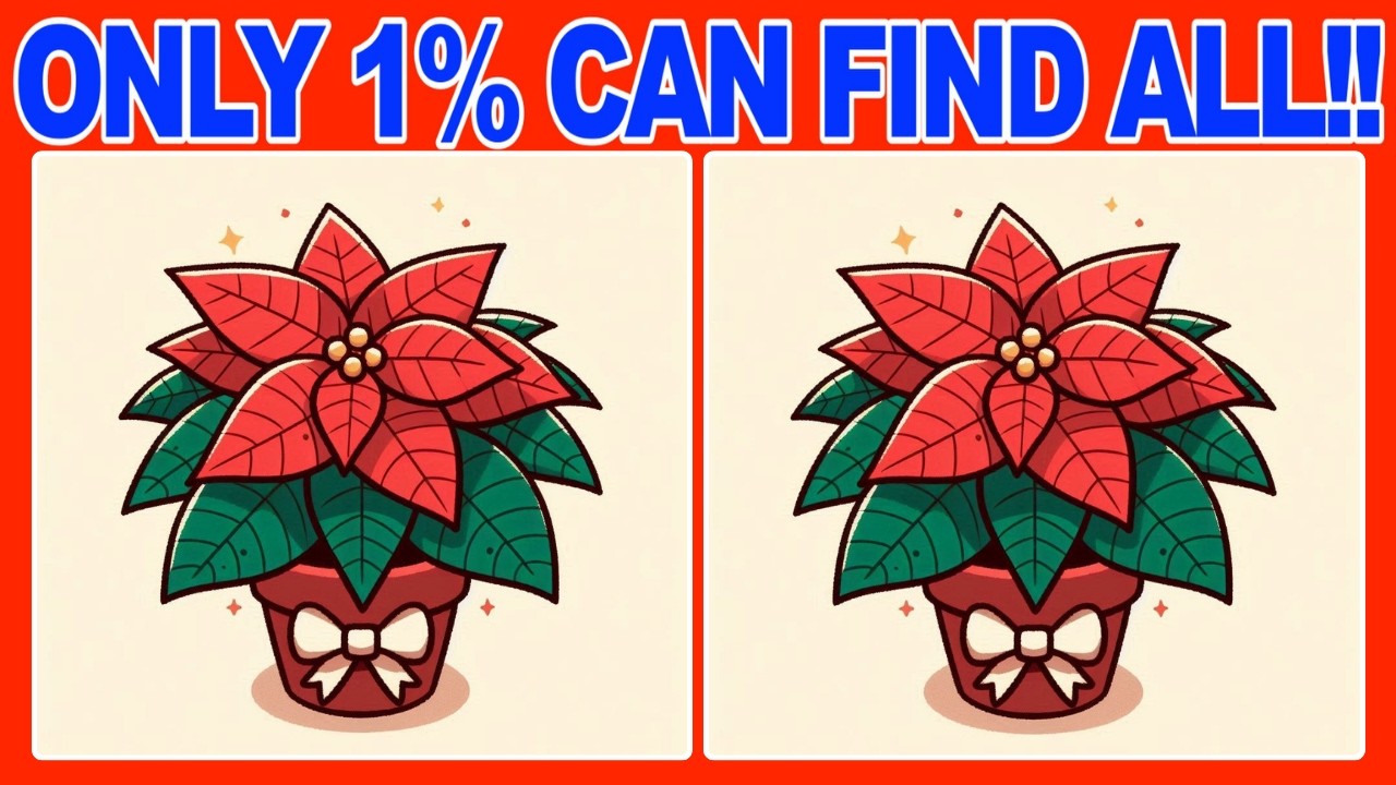 【Spot the difference】🔍 Extreme Observation Test: Only Sharp Minds Succeed!