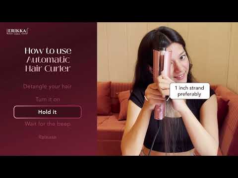 Erikka Automatic Hair Curler Tutorial
