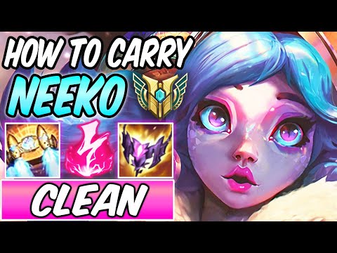HOW TO CARRY WITH NEEKO MID | DIAMOND PLAYER GUIDE SEASON 12 | Best Build & Runes -League of Legends
