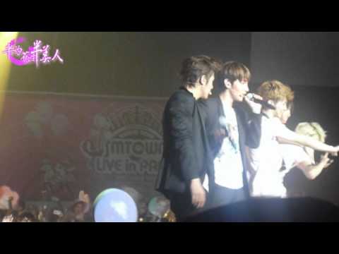 [Fancam] 110610 SMTOWN Live World Tour in Paris - Sorry Sorry (Ending)