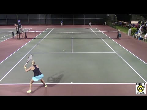Dallas Zhang vs  Kristyna Hancarova FINALS HIGHLIGHTS - Tennis Championships of Maui Wildcard 2016