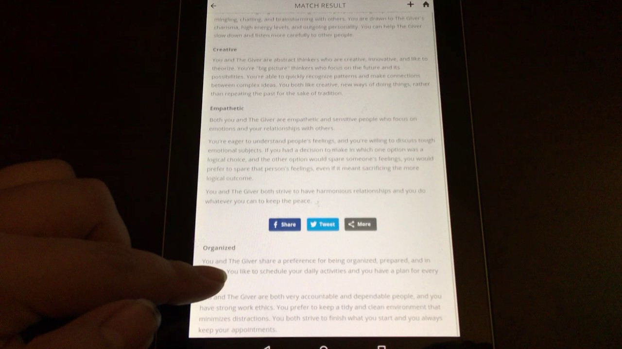PersonalityMatch Android App Review