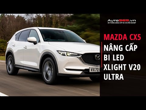 Mazda CX-5 độ bi LED X-Light V20 Ultra và mắt quỷ