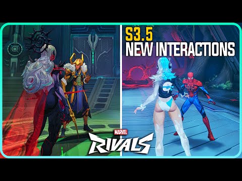 All New Season 3.5 Unique Hero Interactions Marvel Rivals