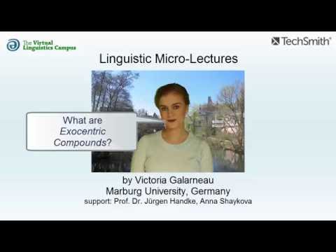 Exocentric Compounds ☆ Linguistics Lecture