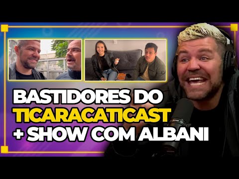 BASTIDORES DO TICARACATICAST + SHOW COM ALBANI, CAMBOTA E CRIS e VICTOR SARRO