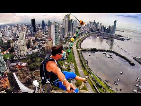 Veja a maior tirolesa urbana do mundo é incrível