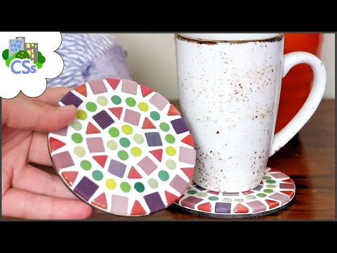 Mosaic Project For Absolute Beginners - Easy Peasy Coaster Tutorial