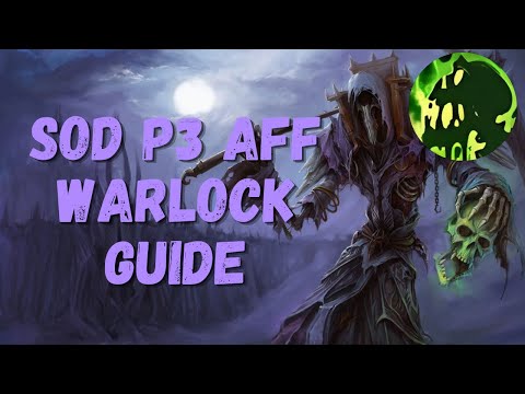 SOD Phase 3 Affliction Warlock Guide | Talents, Runes, Rotation | Beginner's Guide