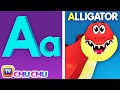 Phonics Song 3 with TWO Words - A for Alligator - ABC Song with Sounds - Toddler Learning Videos