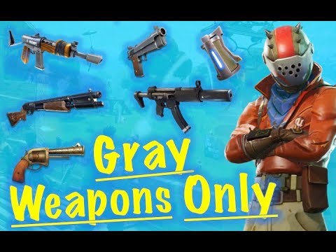 Doing the GRAY WEAPONS ONLY Challenge in FORTNITE with the CSN Clan | Fortnite Battle Royale