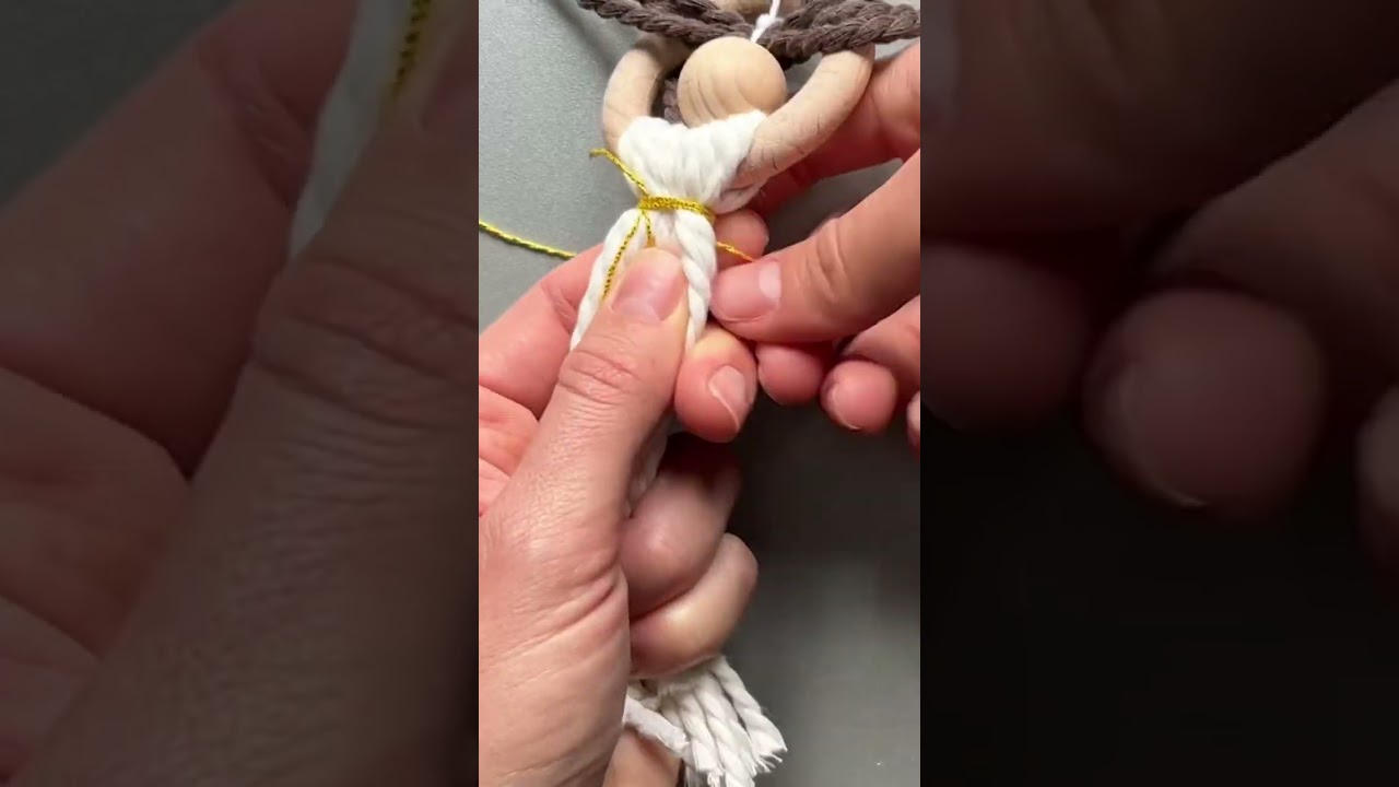 Macrame angel, macrame diy, full tutorial on channel