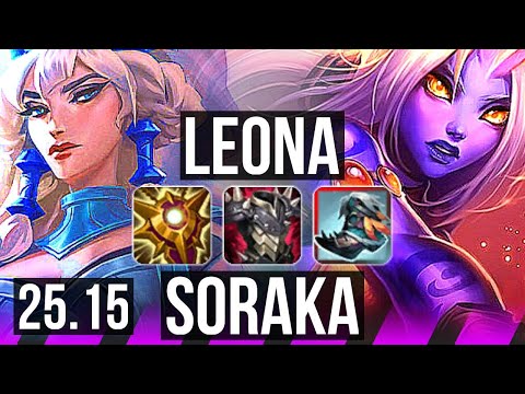 LEONA & Varus vs SORAKA & Sivir (SUP) | KR Master | 25.15