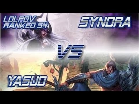 syndra vs yasuo (rank diamond 1) league of legends