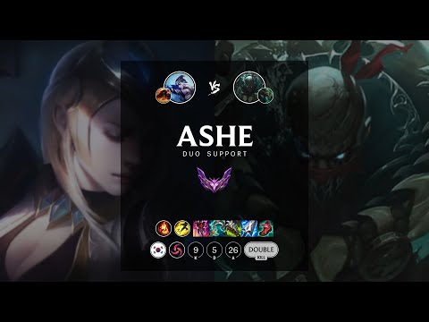 Ashe Support vs Pyke - KR Master Patch 12.14