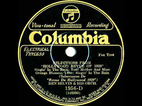 1929 Ben Selvin - Selections From “Hollywood Revue Of 1929” (instrumental)