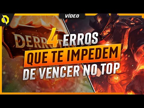 ERROS IMPERDOÁVEIS de TODO TOP LANER LOW ELO no LOL