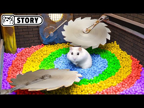 Hamster Escapes the Most Dangerous Prison Maze ???? Homura Ham