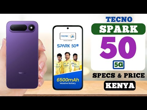 Thumbnail for Tecno Spark 50 5G Full Specs, Features and Price in Kenya