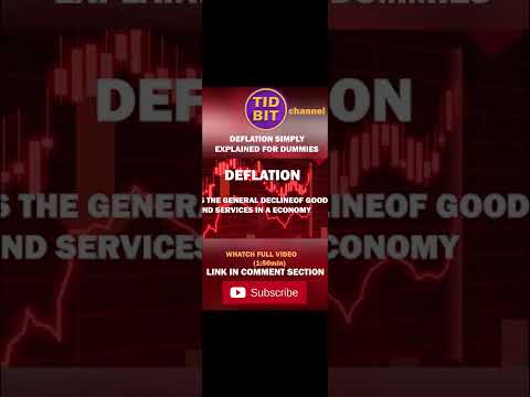 what is deflation | deflation explained simply in 1:50min