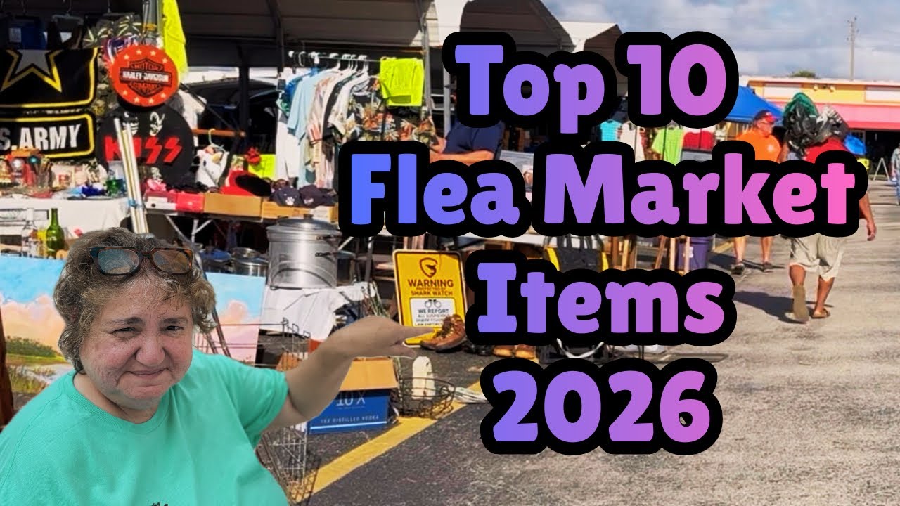 Top 10 Items to Sell at Flea Markets in 2026