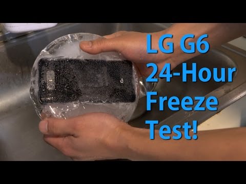 LG G6 24-Hour Freeze Water Survival Test!