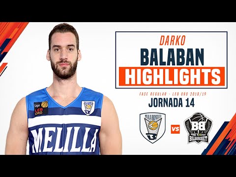 HIGHLIGHTS | Darko Balaban vs Retabet Bilbao Basket (ORO 18/19 - J14)