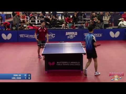 2017 Butterfly Arnold Table Tennis Challenge - Open Singles Semi-Finals #2: Zhang, K. v.s. Liang, J.