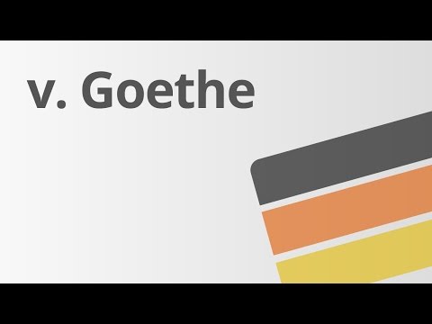 Goethe kennenlernen: Leben und Werk | Deutsch | Literatur