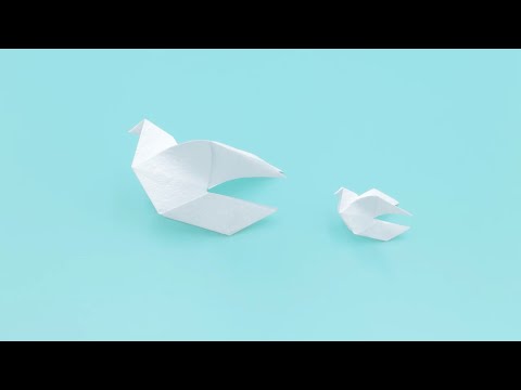 How To Make Easy Origami Pigeon in 2 Minutes || Origami Bird Tutorial