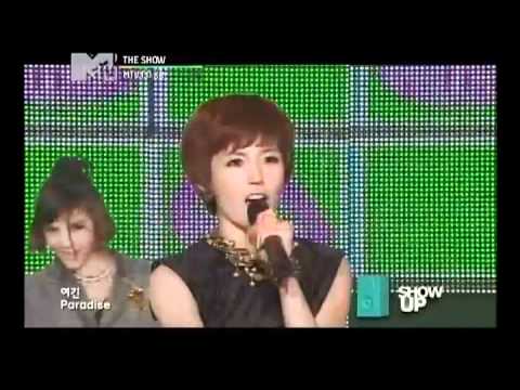 110909 April Kiss-Hello Bus @MTV The Show
